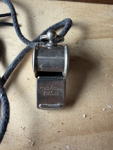 Acme police whistles made - police, in