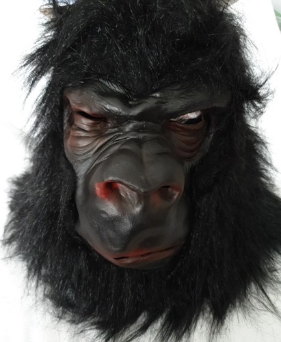 Rubber gorilla mask - gorilla,