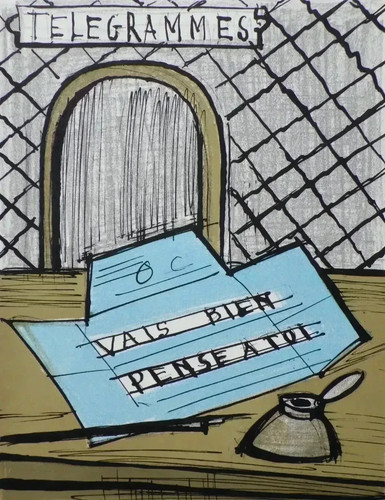 Bernard buffet the telegram - buffet:,
