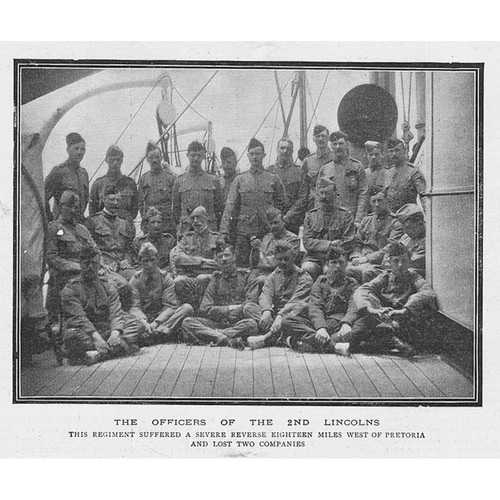 Boer war officers the - war, 2nd