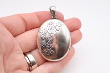 Vintage Silver Oval Locket