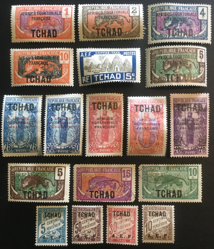France french chad collection - france,
