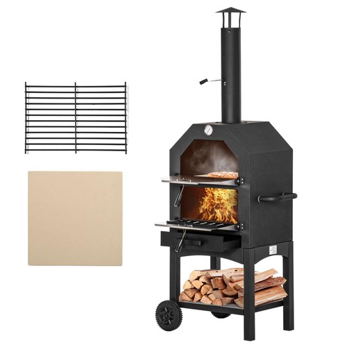 Outsunny outdoor garden pizza - garden,