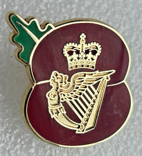 Ulster Defence Regiment UDR - Royal British Legion - Large Enamel Poppy Badge