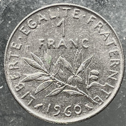 1960 french franc coin - 1,