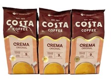 3 X Costa Coffee Crema Original Ground coffee Dark Roast 200g BBE 09/2026