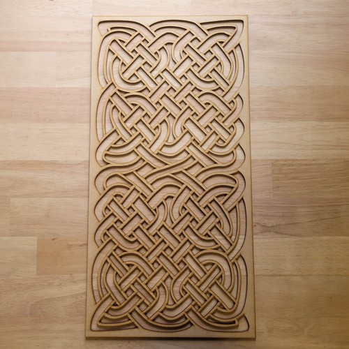 Celtic knot decorative screen - celtic,