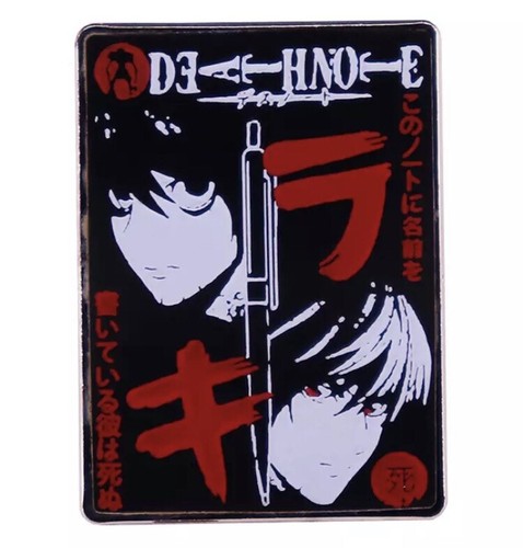 Death note metal - death, pin