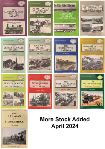 Oakwood press railway books - press,