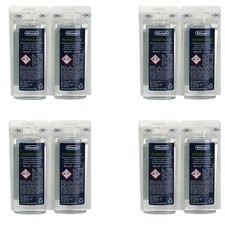 Genuine Delonghi Nokalk Natural Coffee Maker 100ml Bottles Descaler x 8 Pack