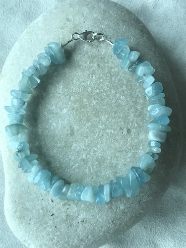 Aquamarine chips women - aquamarine,