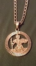 used 9ct gold St Christopher
