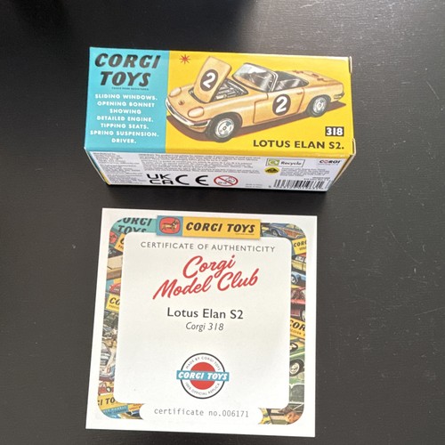 Corgi toys 318 lotus elan - corgi,