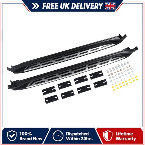Side steps fixed aluminium - side,