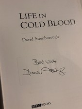 David Attenborough Signed