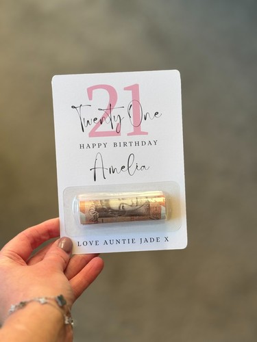 Personalised birthday money - birthday,