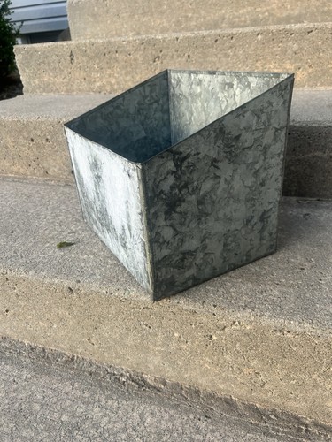 Vintage galvanized metal - galvanized,
