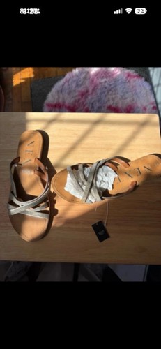 Ladies next leather silver - leather,
