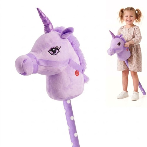 Purple unicorn hobby horse - purple,