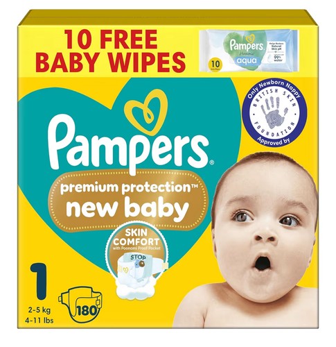Pampers premium protection - premium, new