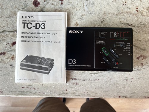 Vintage sony - sony, tc-d3
