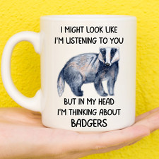 Funny Badger Mug | Badger Gifts | Gifts For Badger Lovers | Birthday Cup