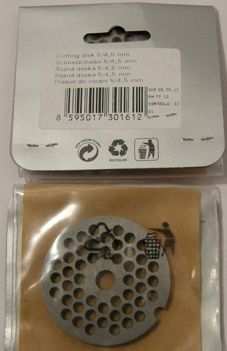 Meat mincer cutting blade - cutting, for
