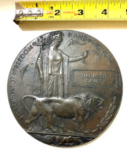 Original WWI British KIA Death