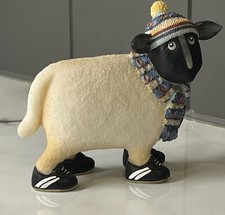 Enesco Ewe Me Sheep Resin Figurine by Toni Goffe Vintage 2005