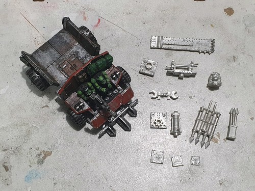 Gorkamorka ork spear gun - ork,