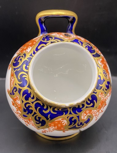 Antique royal crown derby salt - royal,