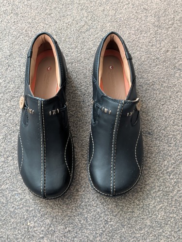 Clarks ladies black leather - clarks,