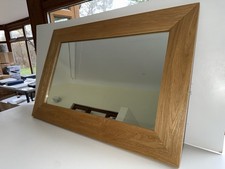 Sold Oak Wall Mirror 90cm X