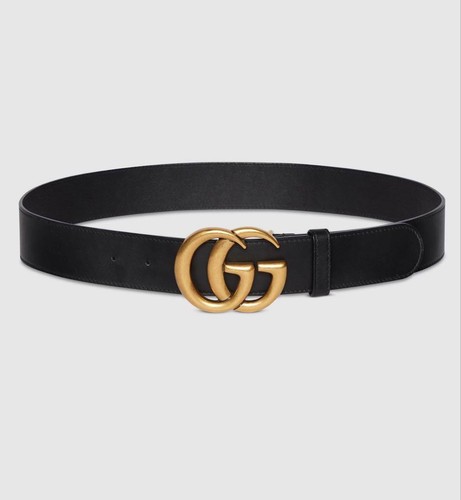 Gucci emblem wide belt - gucci,