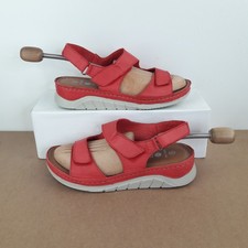 Pavers Womens Sandals UK 6 Red