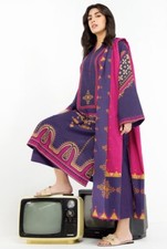 Womens Al Karam/Khaadi/Ethnic/Maria B/Limelight/Charizma Size L Purple