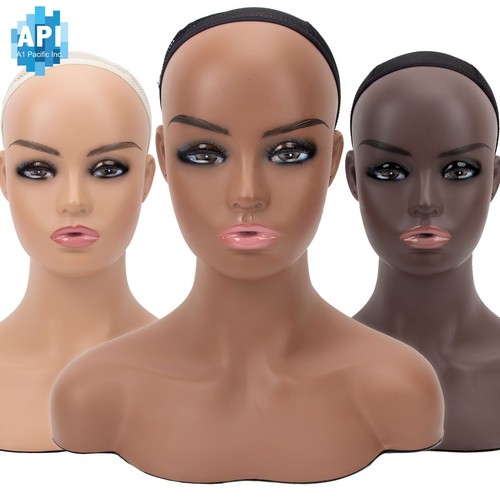 Realistic mannequin wig - 16",