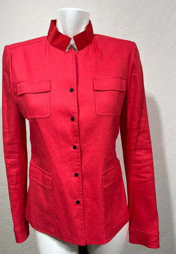 Tahari woman red coral blazer - tahari,