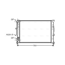 Radiator For VW Passat 3B3 2.3