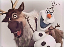 Frozen Canvas Picture Wall Hanging Anna Elsa Olaf Kristoff Sven Kids Child Decor