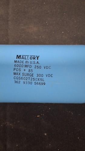New mallory capacitor - new,