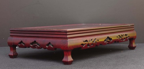 Bonsai stand table - vase, wood