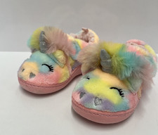 George - Size 6 -  Unicorn Fur Fluffy Slippers