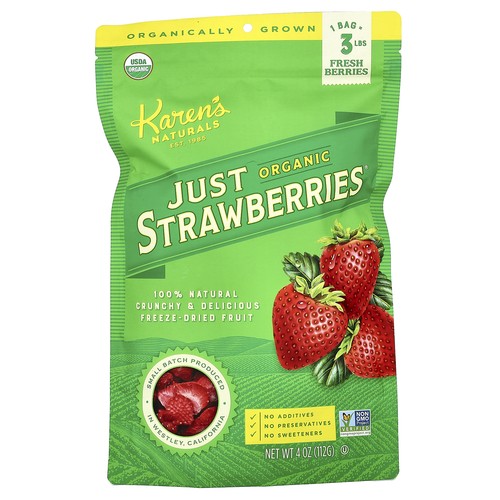 Organic just strawberries - organic, strawberries®,