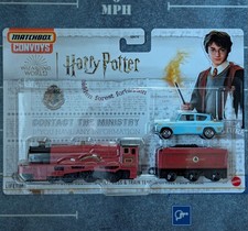 Matchbox Convoys Harry Potter Hogwarts Express & Train Tender 1962 Ford Anglia