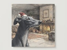 Lurcher Christmas Cards -