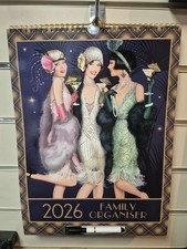 2026 Art Deco Family Organiser
