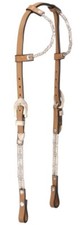 Western silver show bridle - western,