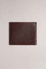 Ted Baker Roody Laser Etched Brown Bifold Wallet