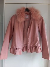 MONSOON GIRLS PINK FAUX